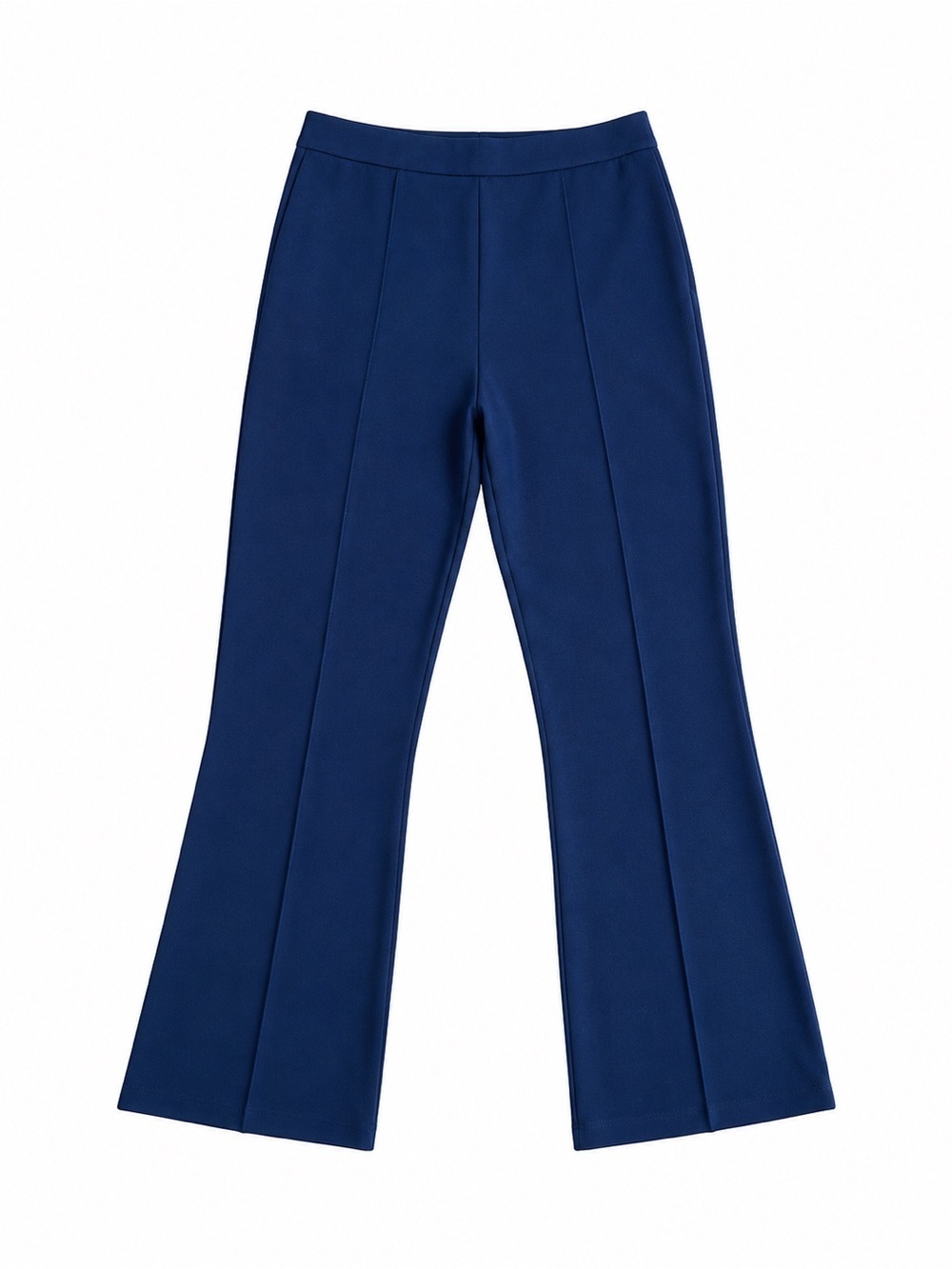 NWT THEORY BLUE MIDNIGHT COMPACT CREPE FLARE PANT